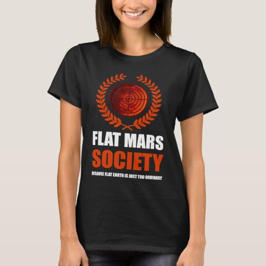 Flat Mars Society Theory T-Shirt (Vorderseite)