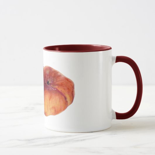 Flat-Nectarine-Tasse Tasse (Rechts)
