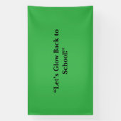 Flat Neon Green Background – School Texture Banner (Vertikal)