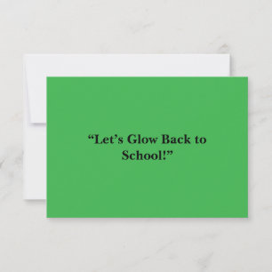 Flat Neon Green Background - Schultextur RSVP Karte
