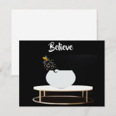 Flat Note Card glauben Mitteilungskarte (Vorne/Hinten)