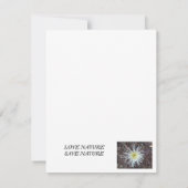 Flat Note Card mit Schönheit der Natur Mitteilungskarte (Rückseite)