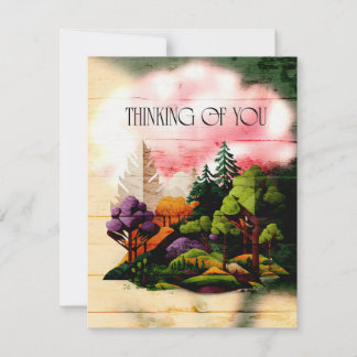 Flat Note Card Mitteilungskarte