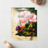 Flat Note Card Mitteilungskarte (Vorderseite/Rückseite Beispiel)