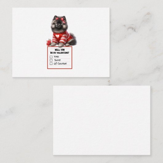 Flat Note Card Mitteilungskarte (Vorne/Hinten)