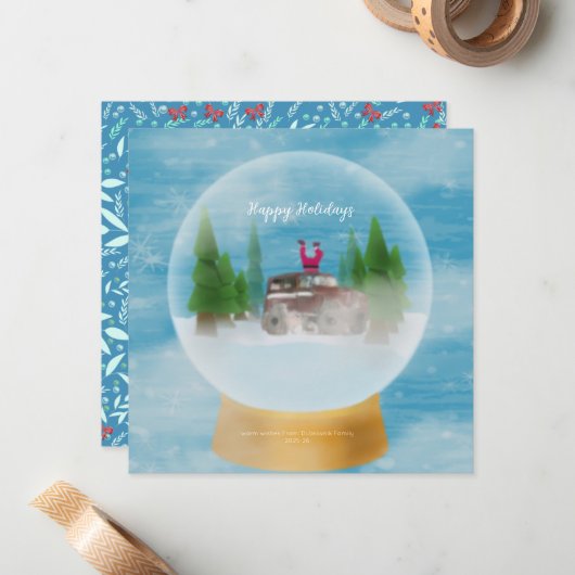 Flat Note Card Mitteilungskarte (Vorderseite/Rückseite Beispiel)