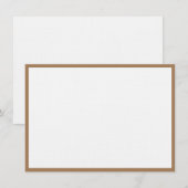Flat Note Card Mitteilungskarte (Vorne/Hinten)