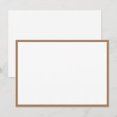 Flat Note Card Mitteilungskarte (Vorne/Hinten)