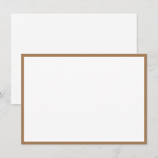 Flat Note Card Mitteilungskarte (Vorne/Hinten)