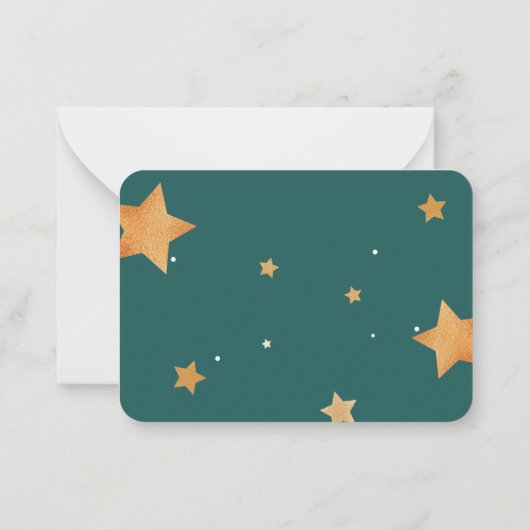 Flat Note Card Mitteilungskarte (Rückseite)