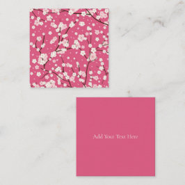 FLAT NOTE CARD : SAKURA : CHERRY BLOSSOMS MITTEILUNGSKARTE