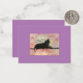 Flat Notecard Mitteilungskarte (Vorderseite/Rückseite Beispiel)