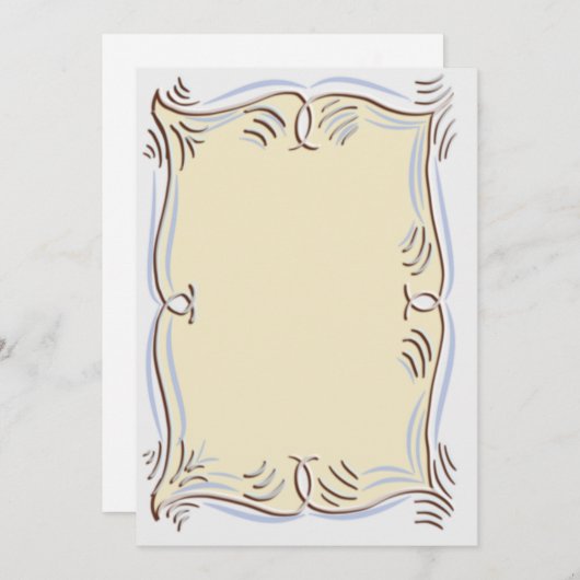 flat notecard mitteilungskarte (Vorne/Hinten)