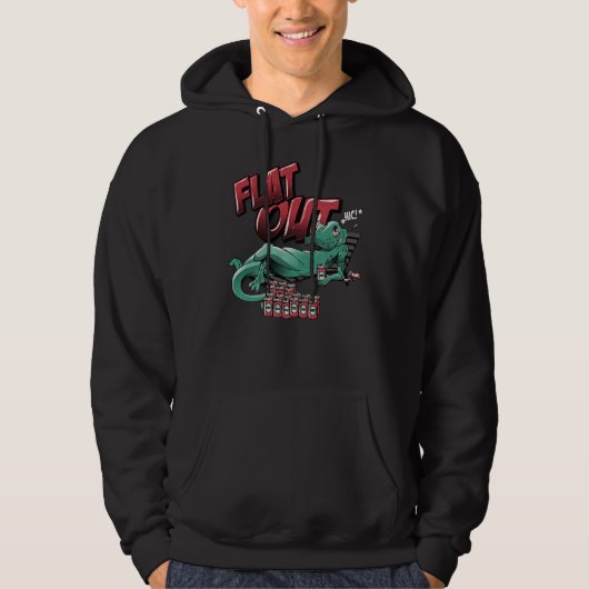 Flat Out Lizard Hoodie (Vorderseite)