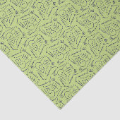 Flat Pack Skeleton - Zombie Green Seidenpapier (Detail)