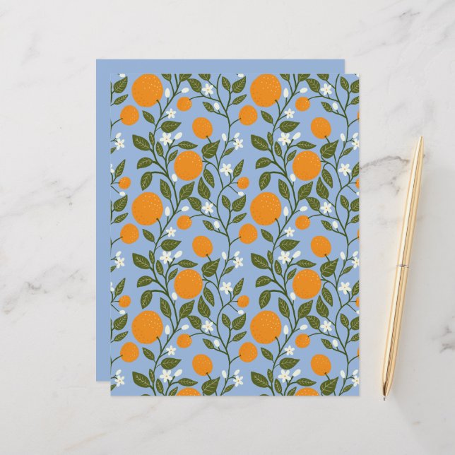 Flat Paper Sheet zum Muster der Sonnencreme Citrus (Vorderseite/Rückseite Beispiel)