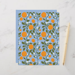 Flat Paper Sheet zum Muster der Sonnencreme Citrus