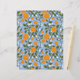 Flat Paper Sheet zum Muster der Sonnencreme Citrus