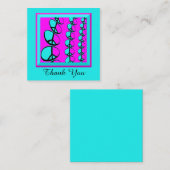 Flat Peace Signs Thank You Cards Mitteilungskarte (Vorne/Hinten)