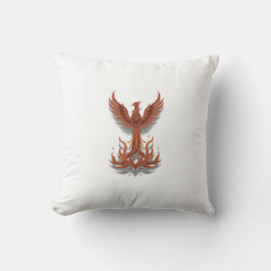 Flat Phoenix Illustration with Soft Shadows and Bo Kissen