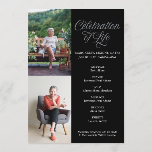 Flat Program für klassische Fotos Programm (Vorderseite)