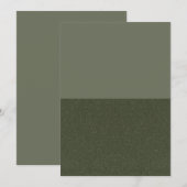 Flat Program für moderne grüne Split Glitzer Programm (Vorne/Hinten)