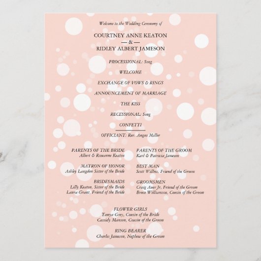 Flat Program Programm (Rückseite)