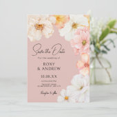 Flat Rett Wedding Save The Date (Stehend Vorderseite)