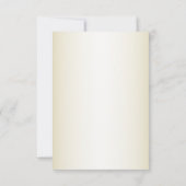 Flat Save The Date Card (Rückseite)