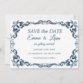 Flat Save The Date Card (Vorderseite)