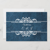 Flat Save The Date Card (Rückseite)