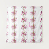 Flat Save The Date Card Wandteppich (Vorderseite (Horizontal))