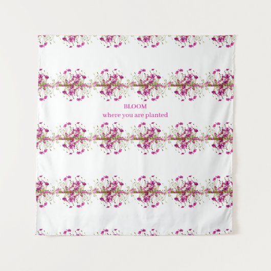 Flat Save The Date Card Wandteppich (Vorderseite)