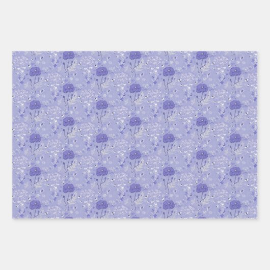 Flat Sheet (Set) von 3 Geschenkpapier Set (Vorderseite 2)