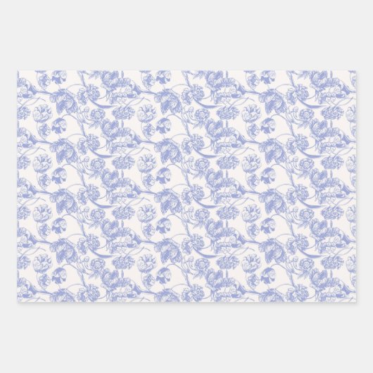 Flat Sheet (Set) von 3 Geschenkpapier Set (Vorderseite)