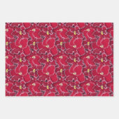 Flat Sheet-Set von 3 Geschenkpapier Set (Vorderseite 3)