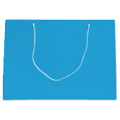 Flat Sky Blue Background for Web & Print Große Geschenktüte (Vorderseite)
