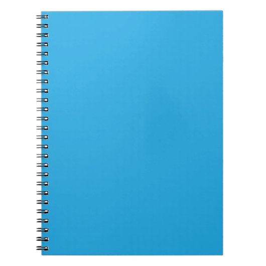 Flat Sky Blue Background for Web & Print Notizblock (Vorderseite)