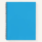 Flat Sky Blue Background for Web & Print Notizblock (Vorderseite)