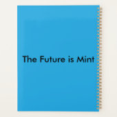 Flat Sky Blue Background for Web & Print Planer (Rückseite)