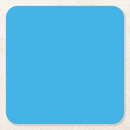 Flat Sky Blue Background for Web & Print Rechteckiger Pappuntersetzer (Vorderseite)