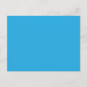 Flat Sky Blue Background für Web & Print Einladungspostkarte (Vorderseite)