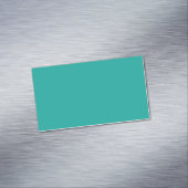 Flat Teal Background Texture Magnetische Visitenkarte (Beispiel)