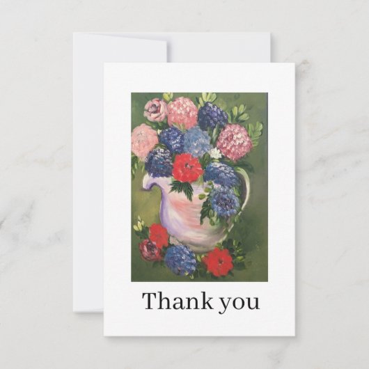Flat Thank You Card Dankeskarte (Vorderseite)