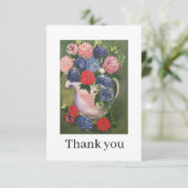 Flat Thank You Card Dankeskarte (Stehend Vorderseite)