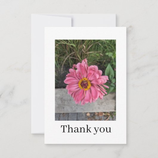 Flat Thank You Card Dankeskarte (Vorderseite)