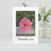 Flat Thank You Card Dankeskarte (Stehend Vorderseite)