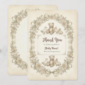 Flat Thank You Card Dankeskarte (Vorne/Hinten)