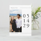 Flat Thank You Card Dankeskarte (Stehend Vorderseite)