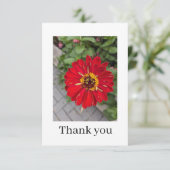 Flat Thank You Card Dankeskarte (Stehend Vorderseite)